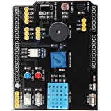 Arduino Sensor Shield 9 in 1  Çok Fonksiyonlu Sensör Kartı