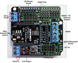 Arduino Xbee Sensör Bağlantı Kartı Kırmızı Siyah