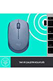 Logitech M171 Kablosuz Mouse Mavi-Gri 910-006866