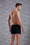 Doreanse Siyah Erkek Pamuk Düğmeli Normal Paça Boxer 1511
