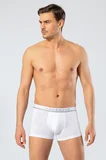 Cacharel Erkek Likrali Boxer 1317/Beyaz