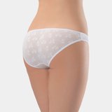 Türen Kadin Jakarli 2'li Pamuklu Bikini Külot 256/Beyaz