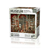 23014 Picture Gallery With Views Of Modern Rome 3000 Parça Puzzle -KS Puzzle