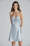 Pierre Cardin 6'lı Midi Gecelik Sabahlık Gelin Çeyiz Set 6335 Mist