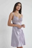 Pierre Cardin Midi Dantel Sabahlık Gecelik Set 4090 Royal