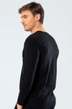 Cacharel Erkek V Yaka Uzun Kollu T-Shirt 1334/Siyah