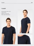 Cacharel Erkek Bisiklet Yaka T-Shirt 2169/Lacivert