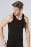 Türen Erkek Halter Yaka Likrali Spor Atlet 171/Siyah