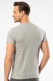 Cacharel Erkek Kisa Kollu T-shirt 1307/Gri