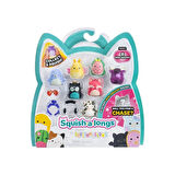 AL0021 Squish-a-longs 8 Figür + Yüzük Set Asorti Seri 2