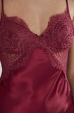 Pierre Cardin Bordo Sütyen Kaplı Sabahlık Gecelik 4025