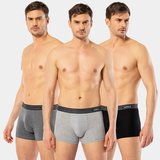 Cacharel Erkek 3'lü Boxer 1320/Siyah-Antrasit-Gri