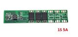 1S 5A 3.7V BMS Koruma Kartı Lityum Batarya 18650 Li-ion Lipo Protection Module