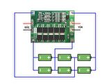 3S 60A 11,1V BMS Koruma Kartı Lityum Batarya 18650 Li-ion Lipo Protection Module
