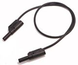 Test Kablosu Korumalı Tip Prop Uçlu 0,5 metre Siyah