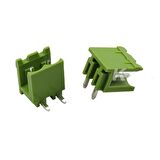 2 Pin Geçmeli Klemens 90' Erkek 5.08mm Yeşil