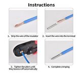 Kablo Yüksük Seti Yalıtımsız 600 Parça 0,5/0.75/1.5/2.5/4.0/6,0mm²