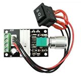 DC Motor Sürücü Dimmer + PWM Motor Hız Kontrol 6V 12V 24V 3A 80W: