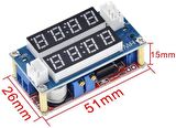 XL4015 5A Çift LCD Ekranlı Gerilim Voltaj Düşürücü Modül Step Down