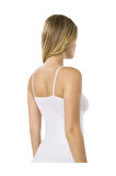 Kadın Ince Askılı Uzun Atlet Beyaz 5001-
