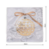 Yılbaşı Gold Temalı Kağıt Peçete Beyaz 33*33cm 20 Adet