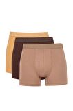 DeFacto Erkek Basic Düz 3'lü Boxer C9551AX24WNBN151