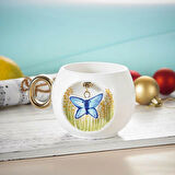 Royking Butterfly Porselen Kupa 300 ml CMT 003