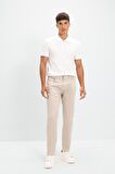 DeFacto Chino Kanvas Pantolon Slim Fit Dar Kesim Pamuklu Esnek Dar Paça C9441AX24AUBG170