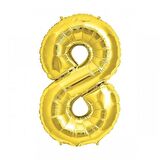 Altın Sarısı Folyo Rakam Balon 1 Metre