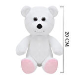 Peluş Ayı Oyuncak 15 cm Beyaz 