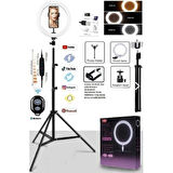 Tripod ve Telefon Tutucu LED Halka Işık Seti 