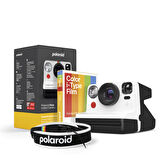 Eb Polaroid Now Gen 2 B&W - White Frame & Strap