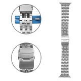 ​​​Apple Watch 7 45mm Şeritli Katlamalı Metal Kordon KRD54