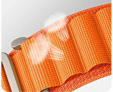 Apple Watch 10 42mm Kordon Hasır Örgülü Bükülmelere Dayanıklı Şık KRD74