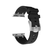 Apple Watch 42mmKordon Metal Tokalı Silikon KRD89