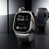 Apple Watch 7 45mm KRD113 Spor Görünümlü Silikon Kordon