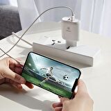 Baseus Bojure USB Hızlı Şarj Aleti Beyaz