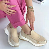 Kendy Bej Cilt Spor Ayakkabı