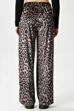 Leopar desen pantolon