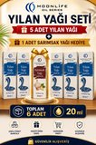 MOONLIFE Yılan Yağı 20 ml 5 Adet + Sarımsak Yağı Hediye