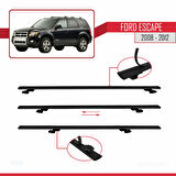 Ford Escape 2008-2012 Arası ile Uyumlu BASIC Model Ara Atkı Tavan Barı Siyah 2 Adet