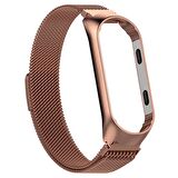 Gpack Xiaomi Mi Band 3 Kordon Hasır Metal Kordon