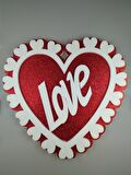 STRAFOR KALP KIRMIZI LOVE 50CM X 50CM