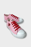 Akıllı Bağcık Günlük Keten Çocuk Spor Ayakkabı  PEMBE