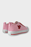 Akıllı Bağcık Günlük Keten Çocuk Spor Ayakkabı  PEMBE