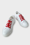 Akıllı Bağcık Günlük Keten Çocuk Spor Ayakkabı  BEYAZ - KIRMIZI