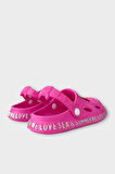 Aksesuarlı Kaymaz Taban Deniz Plaj Havuz Sandalet Çocuk Terlik PEMBE