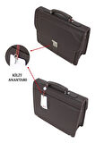 Case Club 2002 Notebook Laptop Evrak Çantası 15.6'İnç 5 Bölmeli Su Geçirmez Omuz Askılı