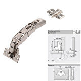 BLUM 71T7550 CLİP TOP 155 0 AÇILI MENTEŞE