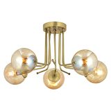 Trendylight Derin 5'Li Bal Cam Plafonyer Avize - Eskitme
